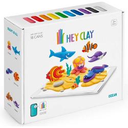 Hey Clay - Ocean plasticine set- Set van 18 kleur | droogt binnen 24 uur